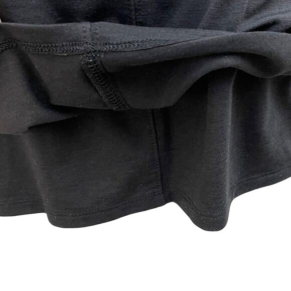 ATHLETA Essence Double Layer Tank Top Size S Athleisure Yoga Minimalist Black - Picture 10 of 12